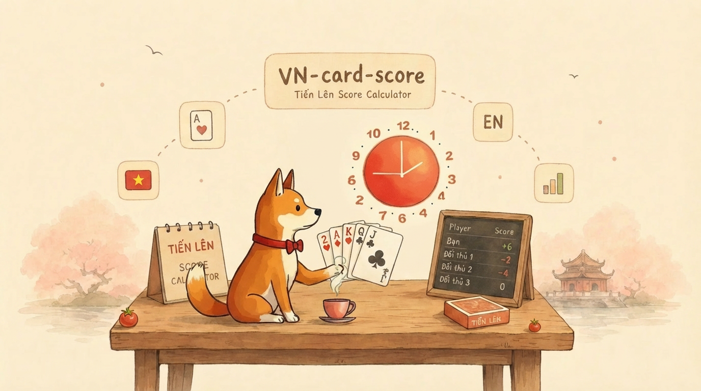 Vietnamese Card Board Scorer